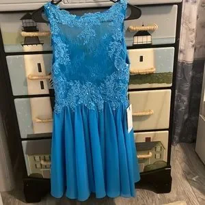JJs House Dresses Jjs House Nwt Dress Size Ocean Blue Poshmark